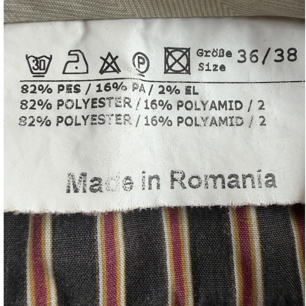 Hiltl German Engineering Corduroy Trousers Tan Brown Men 36/38 Regular Fit 38x28
